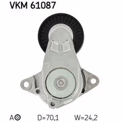 Tendeur de courroie, courroie trapézoïdale à nervures SKF VKM 61087