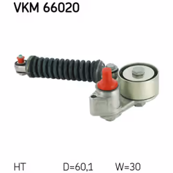 Galet tendeur, courroie d'accessoire SKF VKM 66020