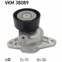 Tendeur de courroie, courroie trapézoïdale à nervures SKF VKM 38089