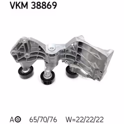 Galet tendeur, courroie d'accessoire SKF VKM 38869 - Vue supplémentaire 4