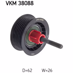 Galet enrouleur de courroie d'accessoire SKF VKM 38088