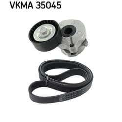Jeu de courroies trapézoïdales à nervures SKF VKMA 35045