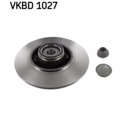 Disque de frein SKF VKBD 1027 arrière, plein, 1 pièce