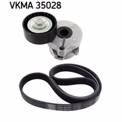 Jeu de courroies trapézoïdales à nervures SKF VKMA 35028