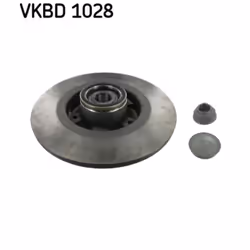 Disque de frein SKF VKBD 1028 arrière, plein, 1 pièce