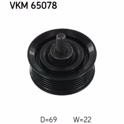 Galet enrouleur de courroie d'accessoire SKF VKM 65078