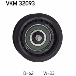 Galet enrouleur de courroie d'accessoire SKF VKM 32093