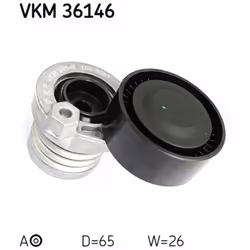 Galet tendeur, courroie d'accessoire SKF VKM 36146