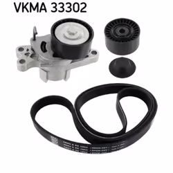 Jeu de courroies trapézoïdales à nervures SKF VKMA 33302