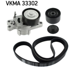 Jeu de courroies trapézoïdales à nervures SKF VKMA 33302