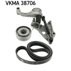 Jeu de courroies trapézoïdales à nervures SKF VKMA 38706