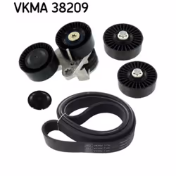 Jeu de courroies trapézoïdales à nervures SKF VKMA 38209