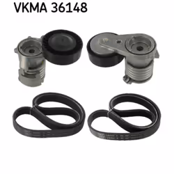 Jeu de courroies trapézoïdales à nervures SKF VKMA 36148