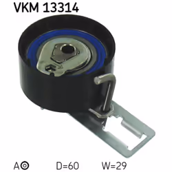 Galet tendeur, courroie de distribution SKF VKM 13314