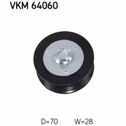Galet enrouleur de courroie d'accessoire SKF VKM 64060
