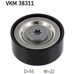 Galet enrouleur de courroie d'accessoire SKF VKM 38311
