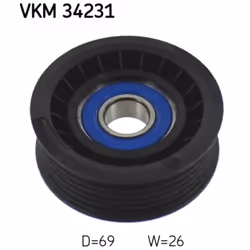 Galet enrouleur de courroie d'accessoire SKF VKM 34231
