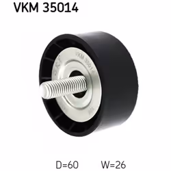 Galet enrouleur de courroie d'accessoire SKF VKM 35014