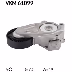 Galet tendeur, courroie d'accessoire SKF VKM 61099
