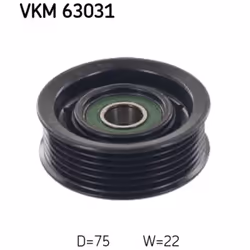 Galet enrouleur de courroie d'accessoire SKF VKM 63031