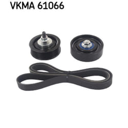 Jeu de courroies trapézoïdales à nervures SKF VKMA 61066