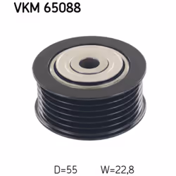 Galet enrouleur de courroie d'accessoire SKF VKM 65088