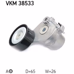 Galet tendeur, courroie d'accessoire SKF VKM 38533