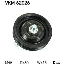 Galet tendeur, courroie d'accessoire SKF VKM 62026