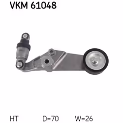 Galet tendeur, courroie d'accessoire SKF VKM 61048