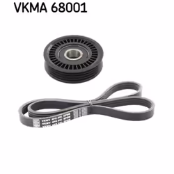 Jeu de courroies trapézoïdales à nervures SKF VKMA 68001