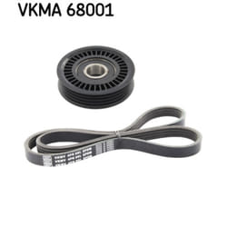 Jeu de courroies trapézoïdales à nervures SKF VKMA 68001