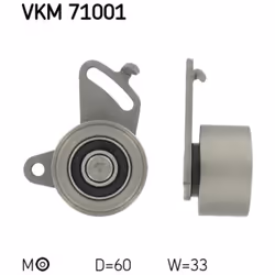 Galet tendeur, courroie de distribution SKF VKM 71001