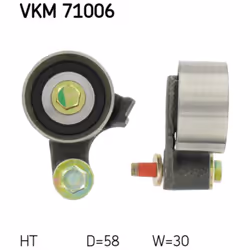 Galet tendeur, courroie de distribution SKF VKM 71006