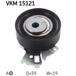 Galet tendeur, courroie de distribution SKF VKM 15121
