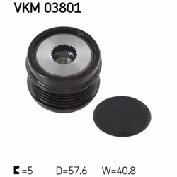 Poulie roue libre, alternateur SKF VKM 03801