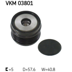 Poulie roue libre, alternateur SKF VKM 03801