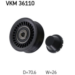 Galet enrouleur de courroie d'accessoire SKF VKM 36110