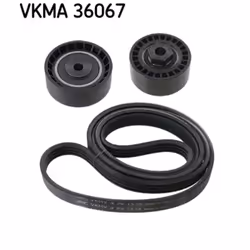 Jeu de courroies trapézoïdales à nervures SKF VKMA 36067