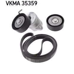 Jeu de courroies trapézoïdales à nervures SKF VKMA 35359