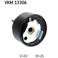 Galet tendeur, courroie de distribution SKF VKM 13306