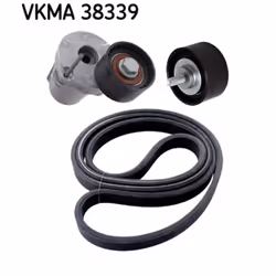 Jeu de courroies trapézoïdales à nervures SKF VKMA 38339