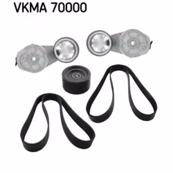 Jeu de courroies trapézoïdales à nervures SKF VKMA 70000