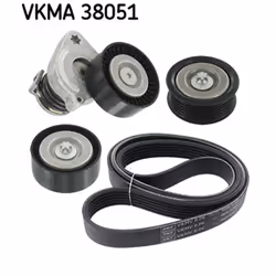 Jeu de courroies trapézoïdales à nervures SKF VKMA 38051