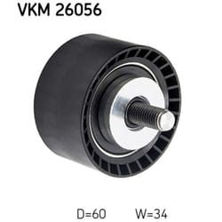 Galet enrouleur de courroie d'accessoire SKF VKM 26056