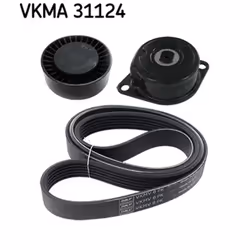 Jeu de courroies trapézoïdales à nervures SKF VKMA 31124