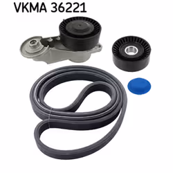 Jeu de courroies trapézoïdales à nervures SKF VKMA 36221