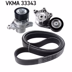 Jeu de courroies trapézoïdales à nervures SKF VKMA 33343