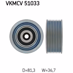 Galet tendeur, courroie d'accessoire SKF VKMCV 51033