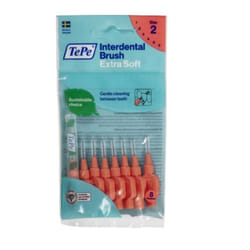 Brossettes interdentaires - TePe - Extra-souples - 0.5mm - ISO 2 - 8 unités