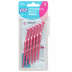 Brossettes interdentaires - TePe - Angle - 0.4mm - 1 blister de 6 - Certifiées ISO